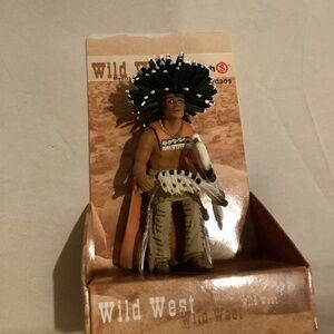 retired Schleich Wild West mini Sioux Medicine Man figure